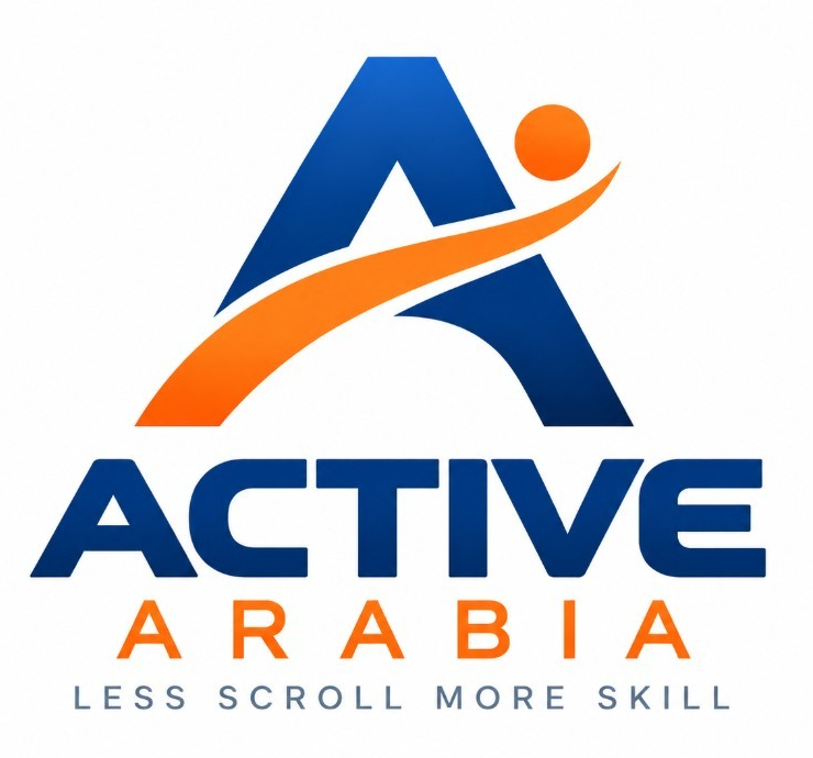Active Arabia — Less Scroll. More Skill.