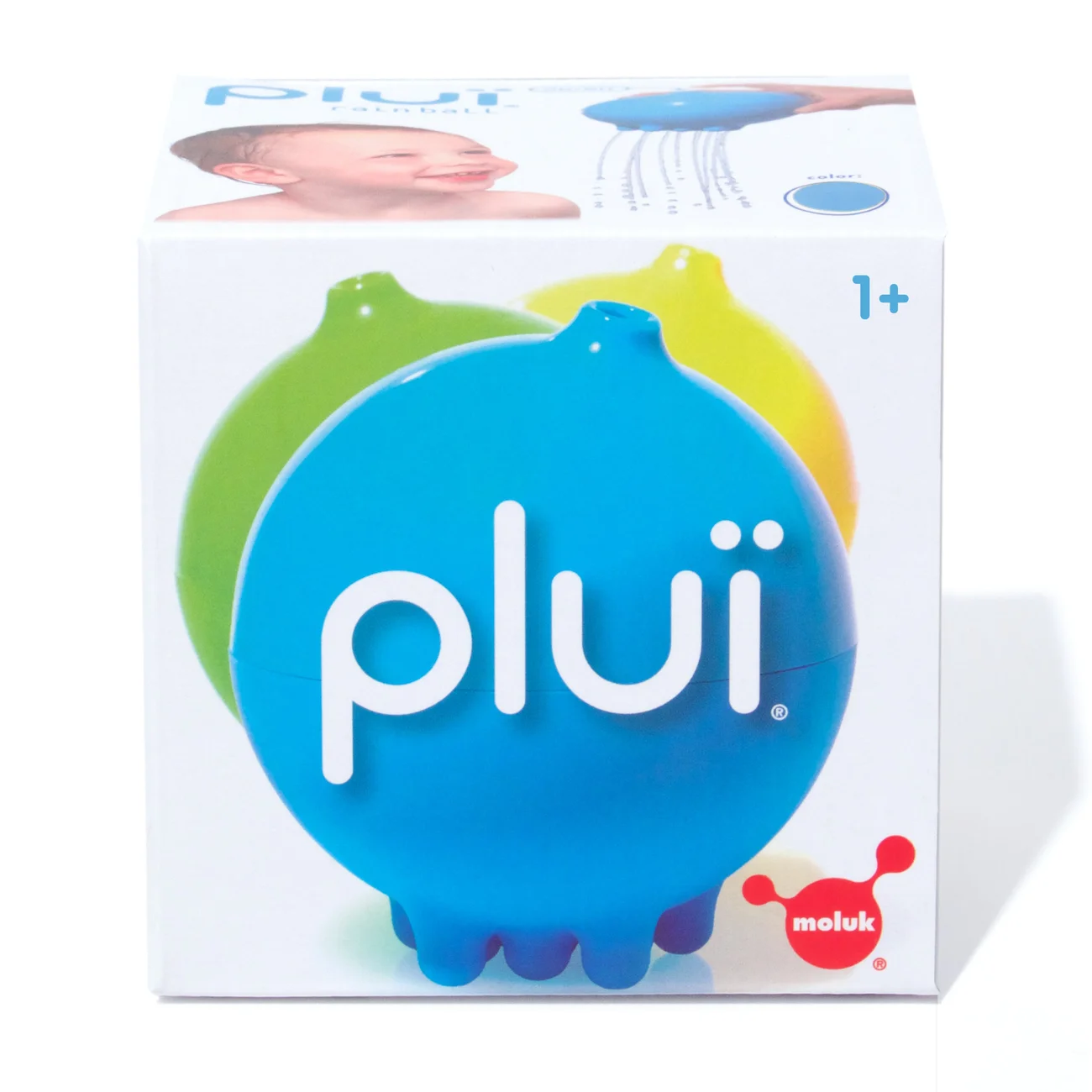 MOLUK Pluï Rainball · Classic colour assortment — Plui Rainball packaging.